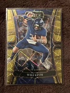 Will Levis Select Draft 2023 Gold Lazer Prizm Card. #3 Panini Prizm Kentucky RC - Picture 1 of 6