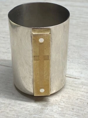 Robbe & Berking christlicher Taufbecher aus 925er Sterlingsilber - Bild 1 von 4