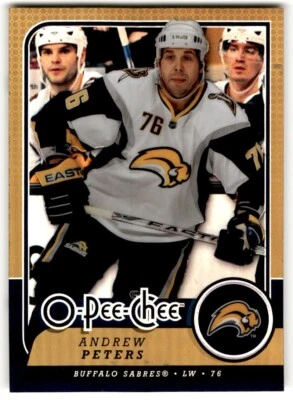 Andrew Peters 2008-09 O-Pee-Chee Metal X #711 Buffalo Sabres - Image 1 of 2
