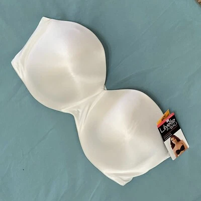 Sujetador sin tirantes 40DD para mujer nuevo con etiquetas - Sujetador push up Lilyette Bali, correas convertibles Foto 1 de 4