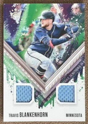 2021 Panini Diamond Kings Dual Jersey Travis Blankenhorn Rookie Twins #DKM-TB - Image 1 of 2