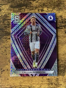 2020-21 Panini Chronicles Spectra Soccer Callum Robinson Purple Mojo Prizm #23 - Bild 1 von 2