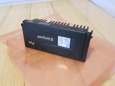 NOS 1x Intel Pentium II 350Mhz SL2S6 Slot 1 CPU with Heat Sink Tested & Working! - Image 1 of 4