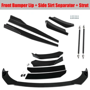 For Nissan Altima Front Bumper Splitter Spoiler Body Kit Side Skirt Rear Lip - Picture 1 of 9