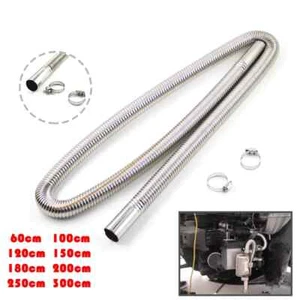60-300cm Air Parking Heater Diesel Heater Stainless Steel Exhaust Pipe Gas Vent - Picture 1 of 20