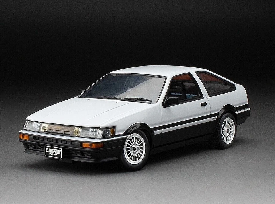 Sunstar 51001 1/24 1985 Toyota Corolla Levin (AE86) - Bianco/Nero - Immagine 1 di 1