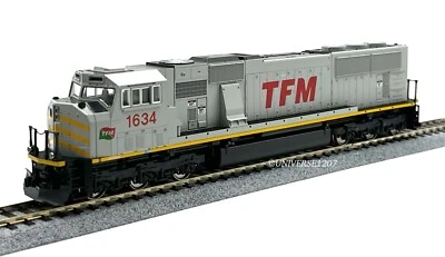 HO Kato 37-6456 SD70MAC TFM Kansas City Southern #1634 Diesel Locomotive NIB H0 - Image 1 of 4