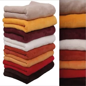 Kuscheldecke Tagesdecke Decke Wohndecke, in vielen modernen Farben XL Microfaser - Bild 1 von 15