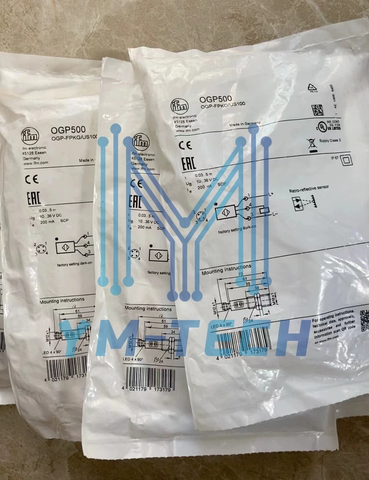 IFM OGP500 Reflective Sensor New One Free Shipping - Image 1 of 1