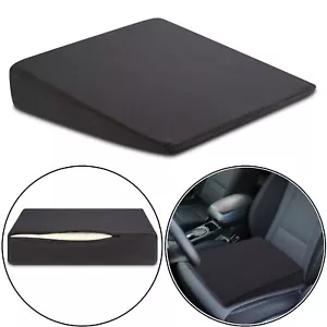 Sitzkissen Schwarz Rückenkissen 37x37x8cm Auto Sitzkeil Waschbar Keilkissen DHL - Bild 1 von 5