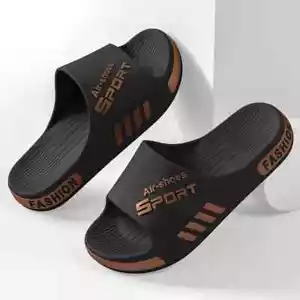 Fashion Men's Slippers Soft Sole Non-slip Men Flip Flops Comfortable Large Size - Picture 1 of 11