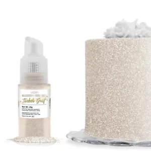 Ivory Tinker Dust Edible Glitter Spray Pump - Picture 1 of 5