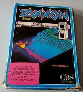 Jeu Mattel Intellivision "Zaxxon" boîte + jeu + notice (n°6846P) - Imagen 1 de 12
