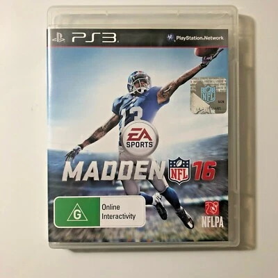 Madden NFL 16 - Sony PlayStation 3 PS3 Game - Image 1 of 4
