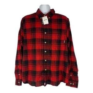 Eddie Bauer Men's Andorra Red Plaid Button Down Shirt Size XL - Picture 1 of 10