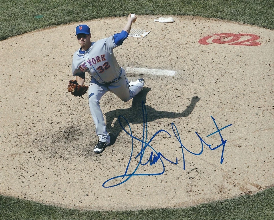 Signed  8x10 STEVEN MATZ New York Mets Autographed Photo - COA - Image 1 of 1