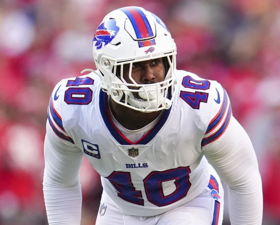 Foto de fútbol americano de la NFL Buffalo Bills Von Miller 8x10 impresión #2 Foto 1 de 1