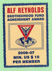 ALF Reynolds Brotherhood Fund Award, 2006 - 07,  $10.00