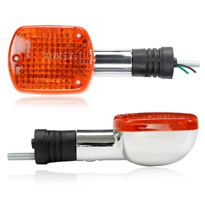 Motorcycle Turn Signal Light For Honda REBEL CA250 CMX250 X400 VTX1300 VTX1800 - Image 1 of 4