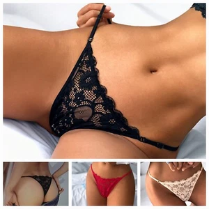 Women Floral Sexy Lace Panties Lingerie G-String Underwear Thong Hollow Out - Picture 1 of 23
