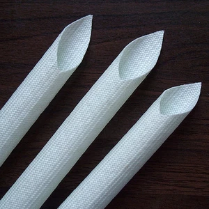 Braided Fiberglass Retardant Self-extinguishing Tube Sleeving 200℃ 1200V ROHS 5M - Bild 1 von 3