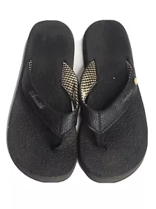women size 8 black Flip Flop - Picture 1 of 5