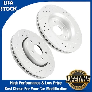 53062 New Pair Front Disc Brake Rotors fit for Dodge Durango 2012-2013 2017-2020 - Picture 1 of 19
