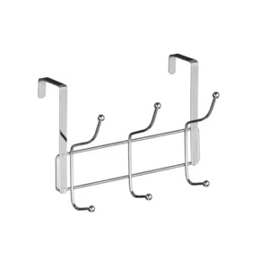 Over Door Hook Rack 6 Strong Hooks for Clothes Towels and Accessories for Home & - Picture 1 of 1