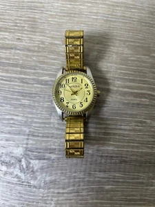 Vintage Watch-It Women's Quartz Watch Stretch Gold Tone Needs Battery - Picture 1 of 3