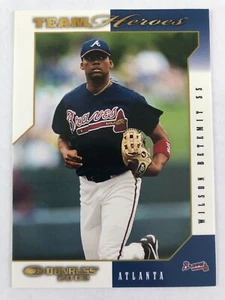 2002 Donruss Team Heroes Wilson Betemit #49 Rookie RC Atlanta Braves - Foto 1 di 2