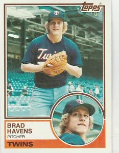 FREE SHIPPING-MINT-1983 (TWINS) Topps #751 Brad Havens - Picture 1 of 1