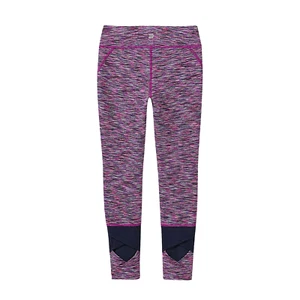 Girls' Mesh Pieced Printed Performance Pink Leggings - All in Motion XS-S-M-L - Picture 1 of 2