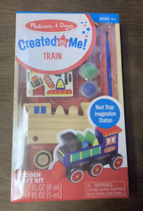Melissa & Doug Created By Me Wooden Train Craft Kit