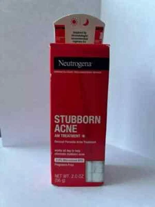 Neutrogena Stubborn Acne AM Treatment, 2.0 oz (56 g) New In Box - Picture 1 of 1