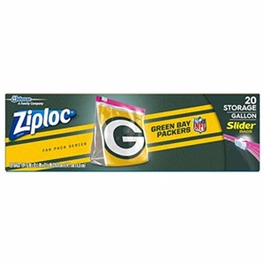 NFL Green Bay Packers Logo Slider Gallon Microwave safe plastic Party Great Fan - Picture 1 of 7