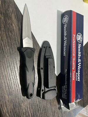 Smith & Wesson SWHRT3 заложника спасательной команды двойной край загрузки нож 7 1/8» общий - Изображение 1 из 4