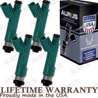 NEW AURUS 4 FUEL INJECTORS FOR 04-15 Toyota Matrix Highlander RAV4 Scion TC XB - Image 1 of 4
