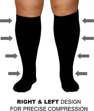 1-10Pairs Plus Size Compression Socks for Nurses Running Pregnant Travel Flight