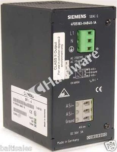 Fuente de alimentación Siemens 4FD5183-0AB40-1A 1-P 120/240V CA en 30 V salida de CC 3A, ¡Lee! - Imagen 1 de 1