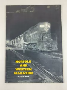 Norfolk and Western N&W Magazine March 1962 Railroad Articles & Illustrations - Picture 1 of 8
