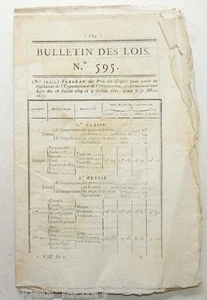 Bulletin Of The Laws - Price Of Grains - 1819 - LOUIS XVIII ( 080 ) - Picture 1 of 1