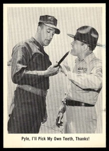 1965 Fleer Gomer Pyle #26 Pyle, I'll pick my own teeth, thanks! NM Condition - Picture 1 of 2