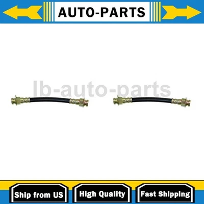前刹车软管 2x 适用于 1950 1951 1952 1954 1955 年吉普威利斯 2.2L — 第 1/4 张图片