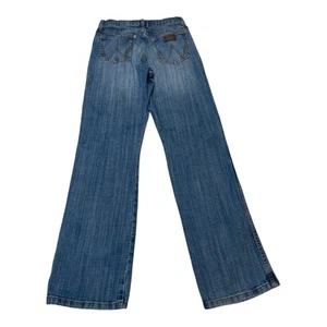 Wrangler Retro Relaxed Bootcut Medium Wash Western Cowboy Jeans Boys Size 16Slim - Picture 1 of 15