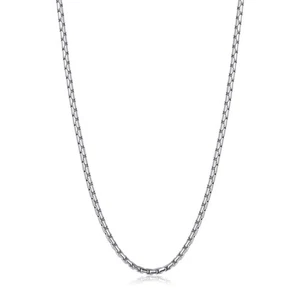 Sagapo SRP30 collana uomo catena snake acciaio 3 mm lucida 47-50 cm - Foto 1 di 4