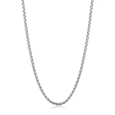 Sagapo SRP30 collana uomo catena snake acciaio 3 mm lucida 47-50 cm - Immagine 1 di 4