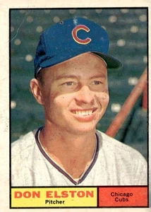 1961 Topps #169 Don Elston Card Chicago Cubs Excellent - NM - Picture 1 of 2