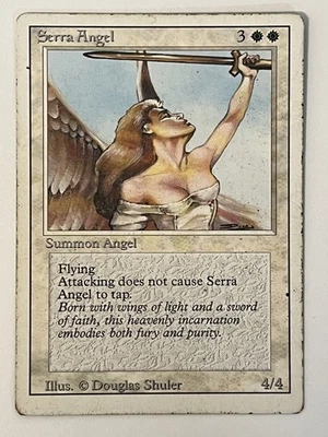 Serra Angel Revised Edition Non-Foil MTG HP - Image 1 of 2