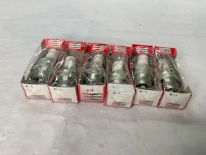 New NOS Vintage Champion 7/8" Thread W14 / 569 Spark Plugs (6) - Picture 1 of 2