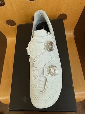 Specialized S-Works Ares 2 Road Shoes White Size 44.5 WIDE Brand New In Box - Image 1 of 3